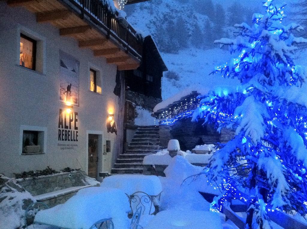 Bed and Breakfast Alpe Rebelle Bionaz Exterior foto