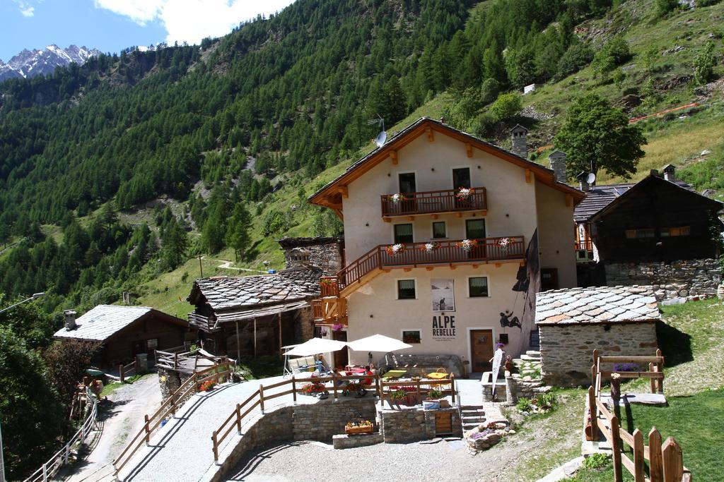 Bed and Breakfast Alpe Rebelle Bionaz Exterior foto